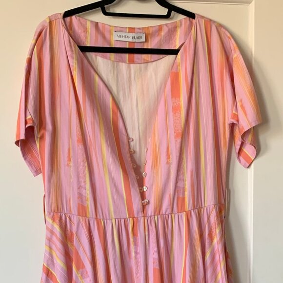 Mehtap Elaidi Pink Maxi Dress - Picture 2 of 5